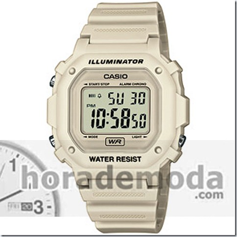 F-108WH Casio Watch Strap Band For Casio F-108WH, F108, F-108WH-2 - Blue Resin - Foto 1